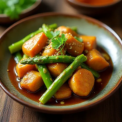 Chicken and Asparagus Stir-fry with Oyster Sauce