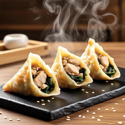 Tuna and Salted Kombu Bite-Sized Dumplings