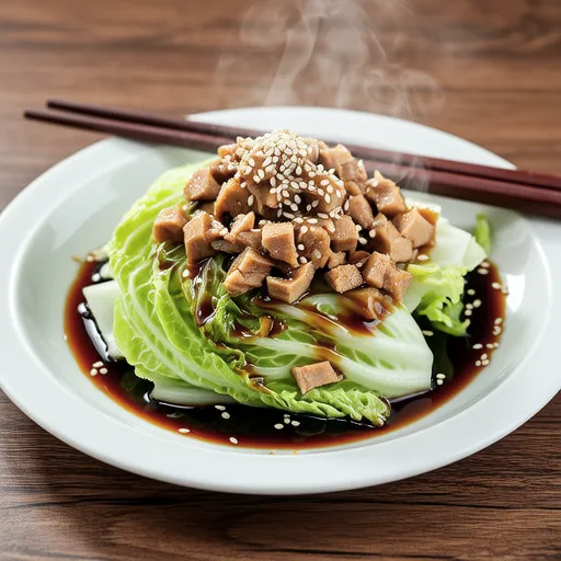 Spring Cabbage and Tuna Sesame Vinegar Salad