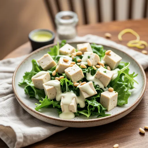 Tofu Salad with Perilla Dressing