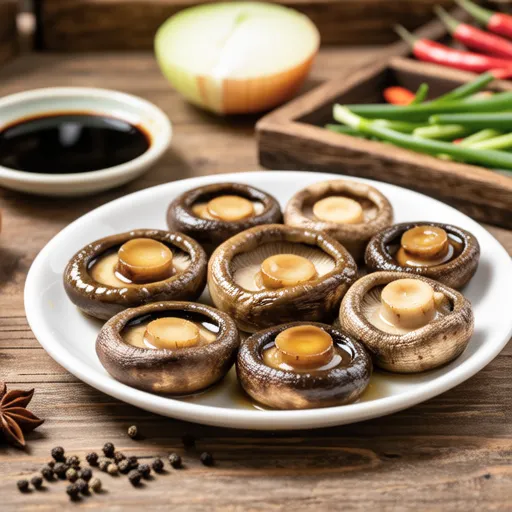 Grilled King Oyster Mushrooms with Butter Sauce