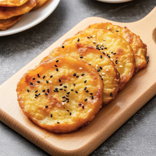 Curry Sweet Potato Pancakes