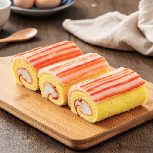 Crab Stick Egg Roll