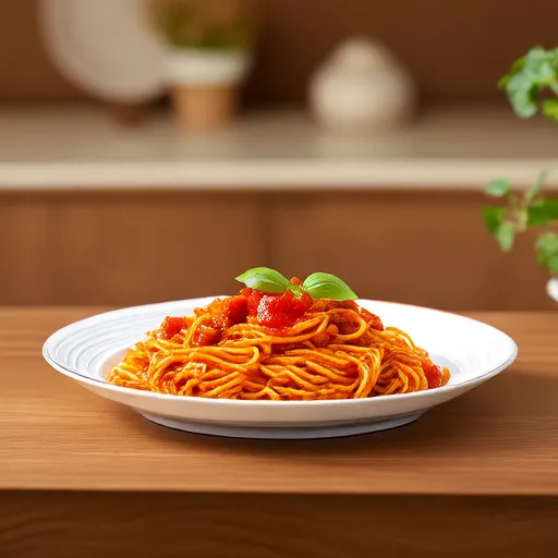 Nouilles à la sauce tomate