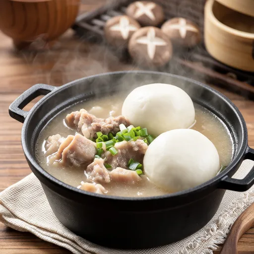 Mochi Pork Belly Soup