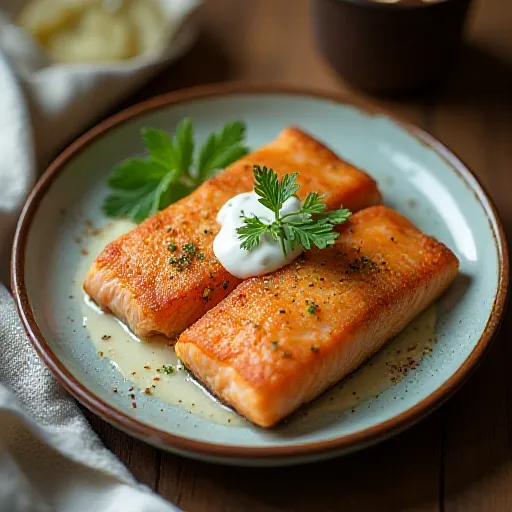 Rare Salmon Cutlet