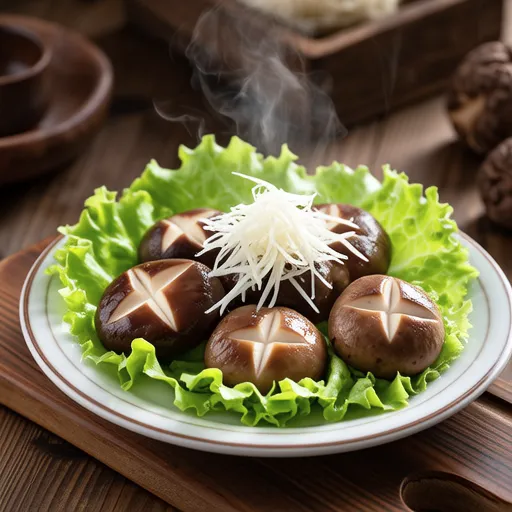 Lettuce and Shimeji Salted Kombu Salad