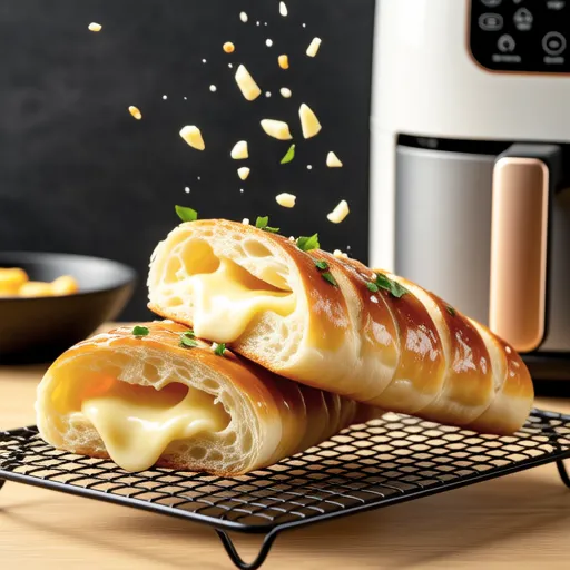 Cream Cheese Garlic Bread using Air Fryer