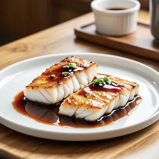Cod with Plum Teriyaki Sauce