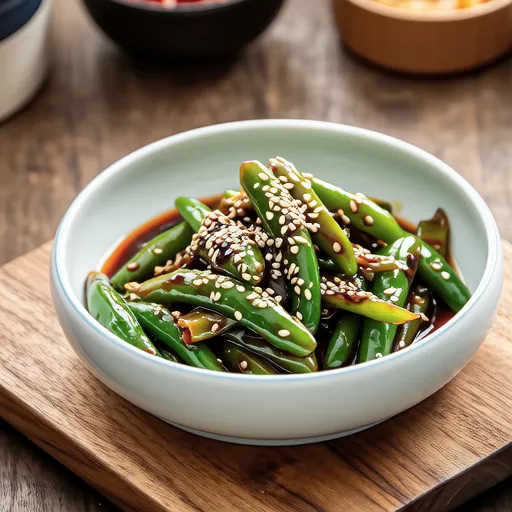 Oigocho Doenjang Muchim (Seasoned Korean Green Peppers)
