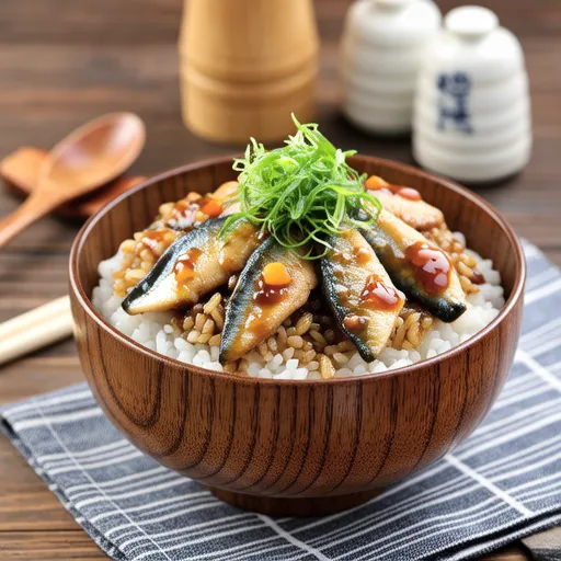 Mixed Rice with Sardines and Umeboshi