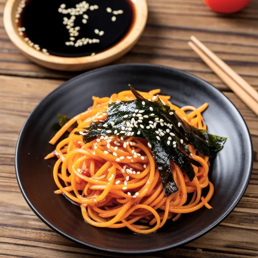 Carrot and Wakame Vinegar Namul