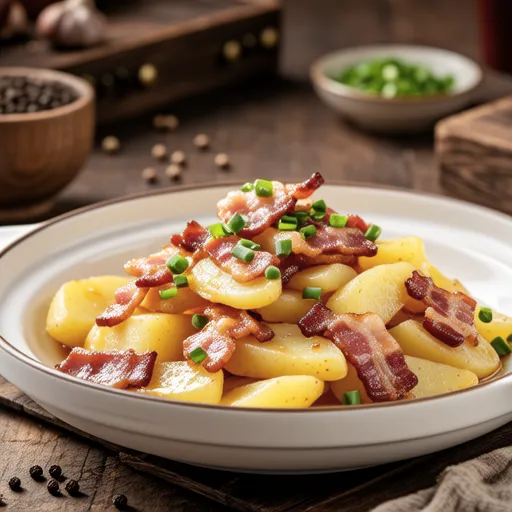 Bacon Potato Stir-fry