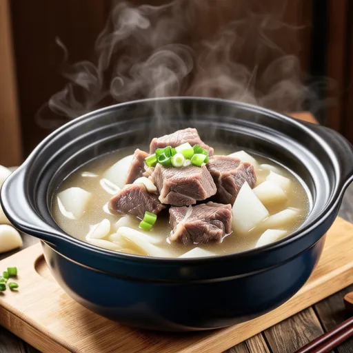Simple Beef Radish Soup