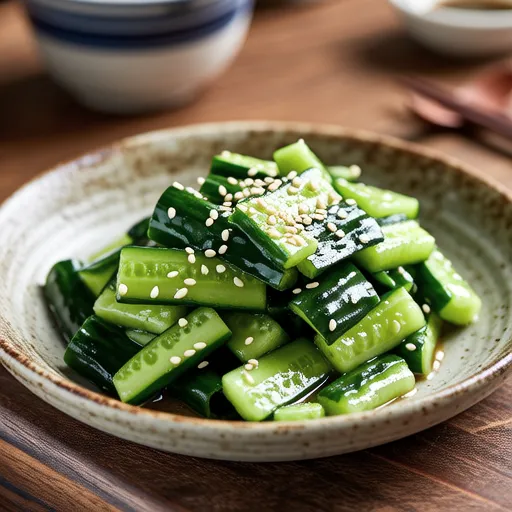 Stir-fried Cucumber Side Dish