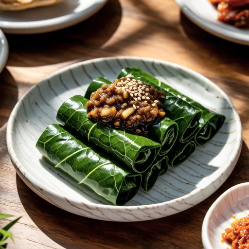 Soybean Paste Perilla Leaves (Doenjang Kkaennip)