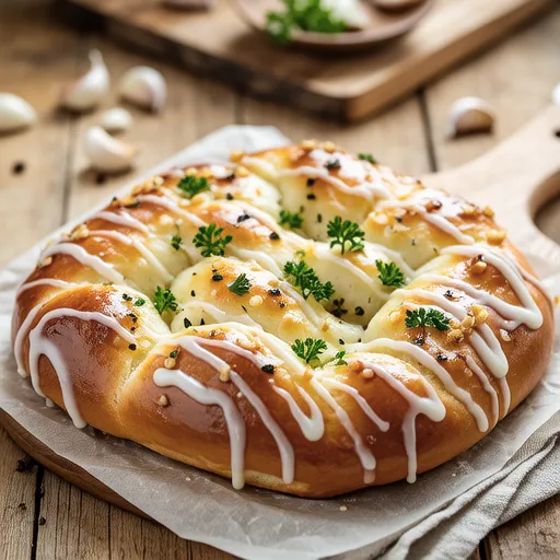 Garlic Condensed Milk Bread