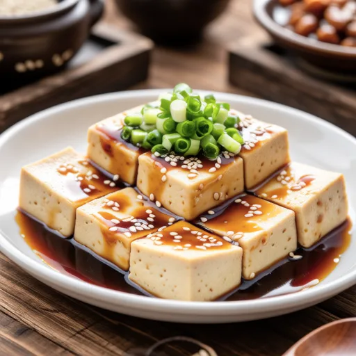 Soft Tofu with Soy Sauce Seasoning