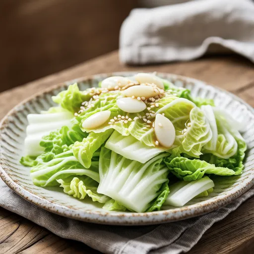 Spring Cabbage and Shirasu Salad