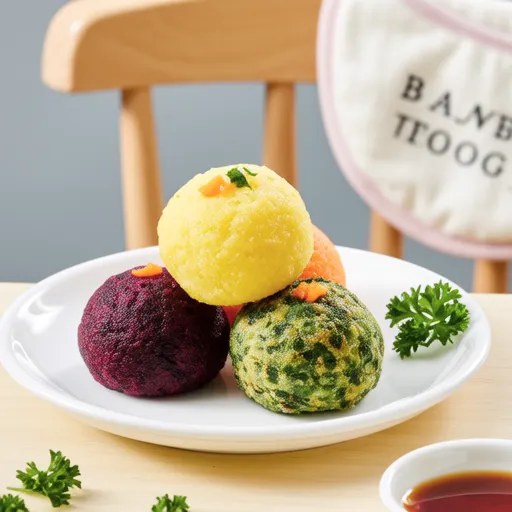 Three-colored Tofu Balls Recipe