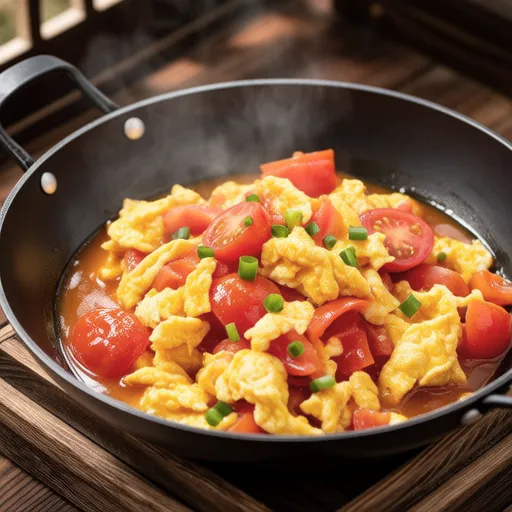 Simple Tomato Egg Stir-fry