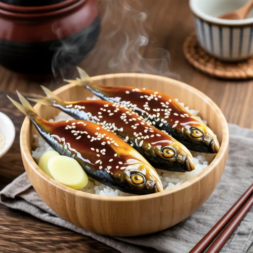 Iwashi no Gomamiso-ni (Sardines in Sesame Miso Sauce)
