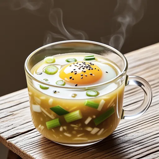 Takesoko and Egg Consomme Soup