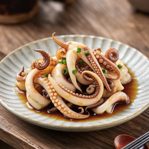 Stir-fried Squid with Shio Koji