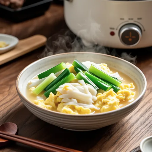 Chingensai and Shirasu Egg Stir