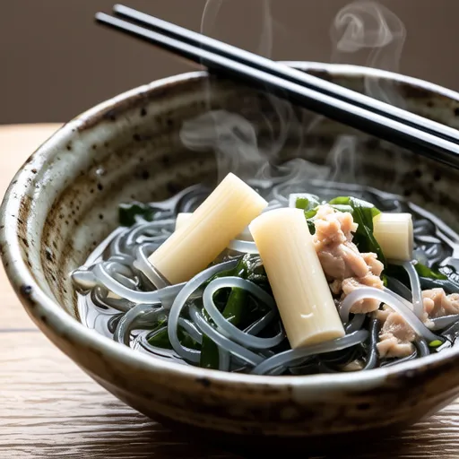 Simmered Bamboo Shoots and Tuna