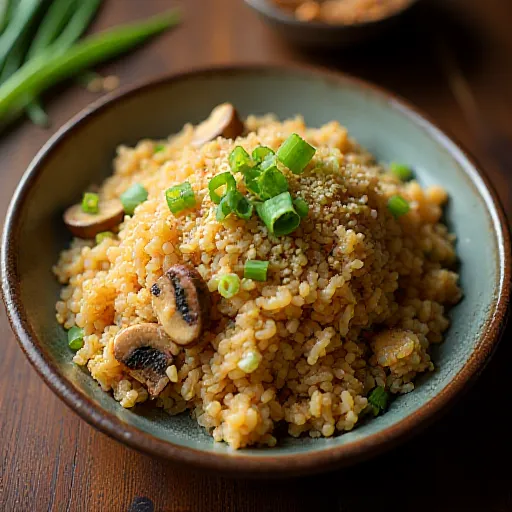 Garlic Mushroom Fried Rice