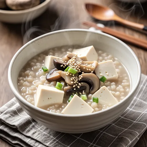 Tofu Rice Porridge for Sensitive Stomach