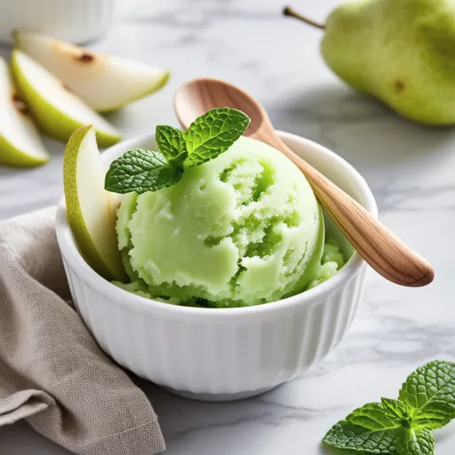 Pear Lime Sorbet
