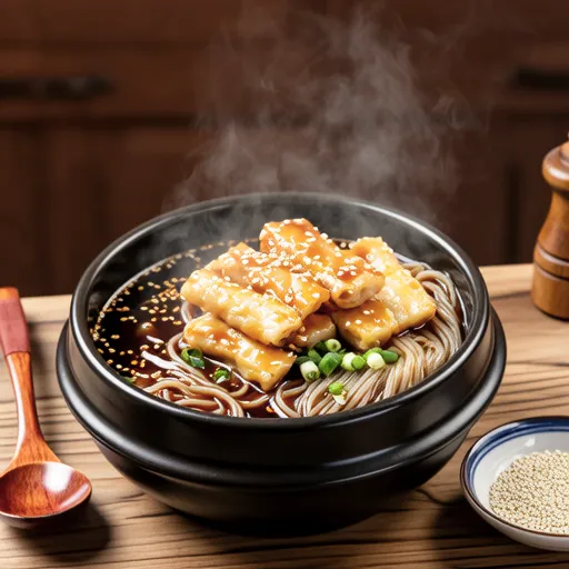 Soy Sauce Glass Noodle Tteokbokki