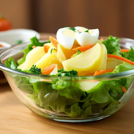 Salade de pommes de terre et carottes