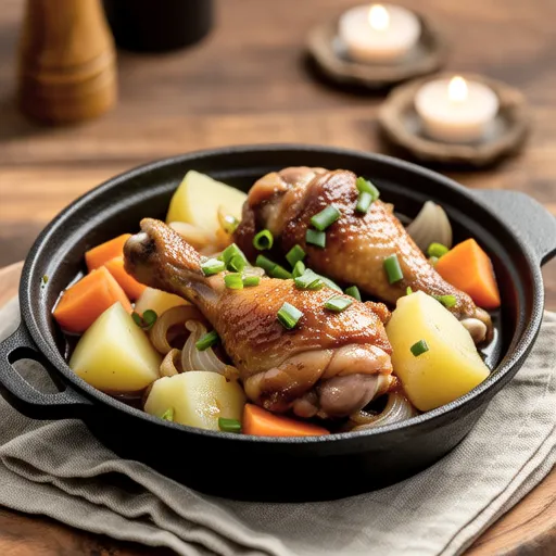 Salt Butter Chicken and Potato