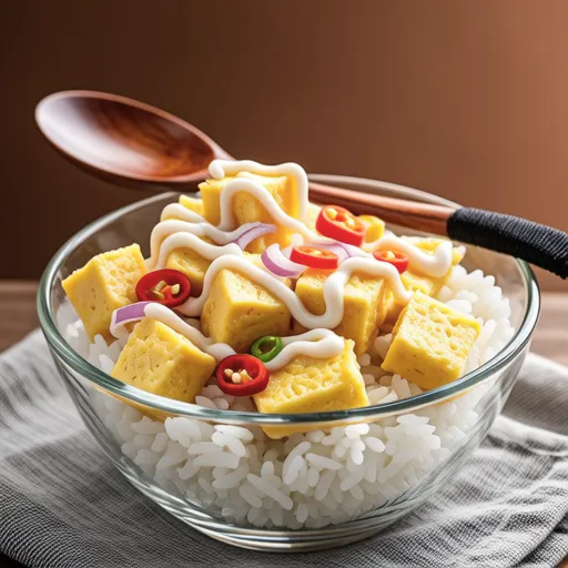 Spam Mayo Rice Bowl