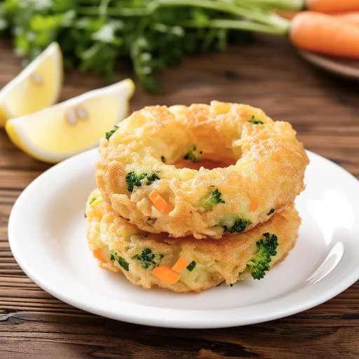 Round Onion Ring Tuna Pancakes