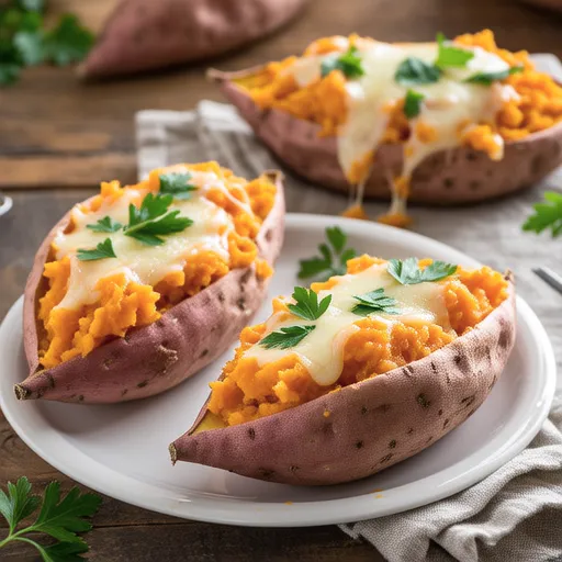 Sweet Potato Cheese Bake