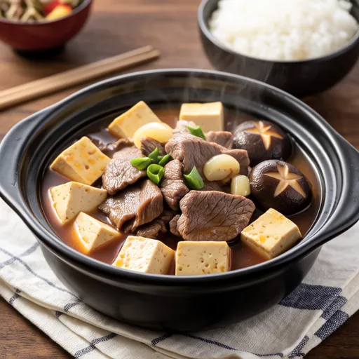 Simmered Beef and Koya Tofu