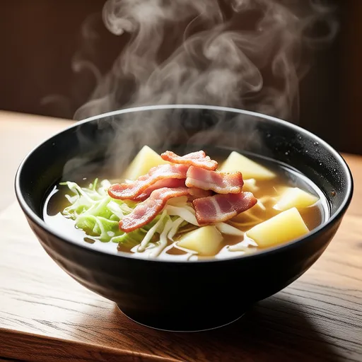 Bacon and New Potato Miso Butter Soup
