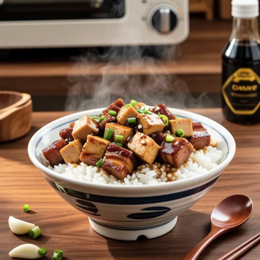 Thumbs-Up Pork Tofu Rice Bowl