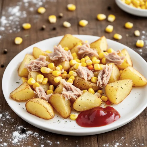 Tuna Mayo Corn Potato Fry