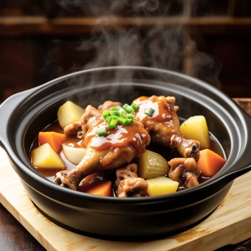 Soy Sauce Braised Chicken Stew