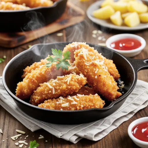 Crispy Potato Chicken Tender Sauté