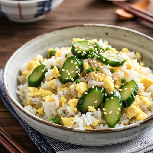 Nozawana and Shirasu Fried Rice