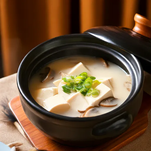 Miso Soup with Maitake Mushrooms and Tofu