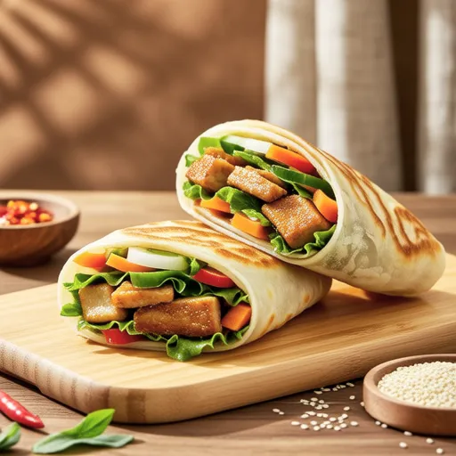 Tuna Perilla Leaf Pancakes