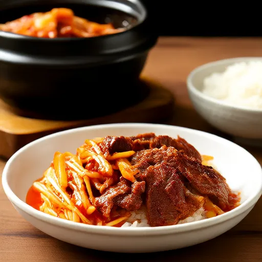 Beef Belly and Bean Sprout Bulgogi