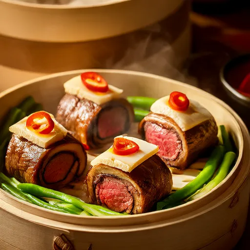 Beef Brisket Rolls with Miso Mayo Sauce